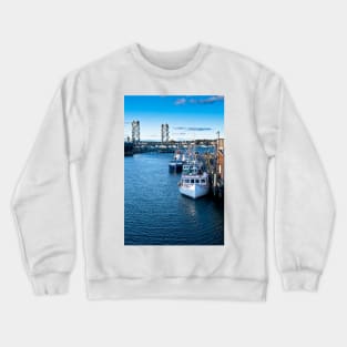 New Hampshire fishing boats Crewneck Sweatshirt